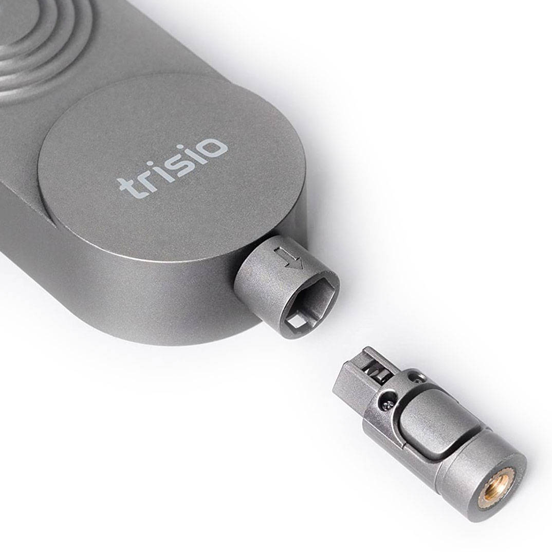 Adaptador Quick plug-in y conexión hexagonal de la cámara Trisio Lite 2.