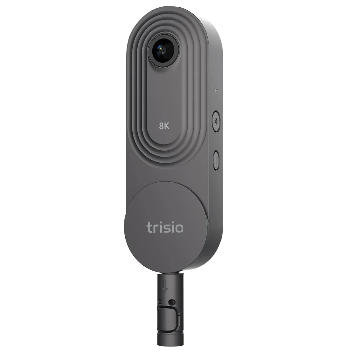 Vista de la cámara Trisio Lite 2 con el adaptador Quick plug-in.